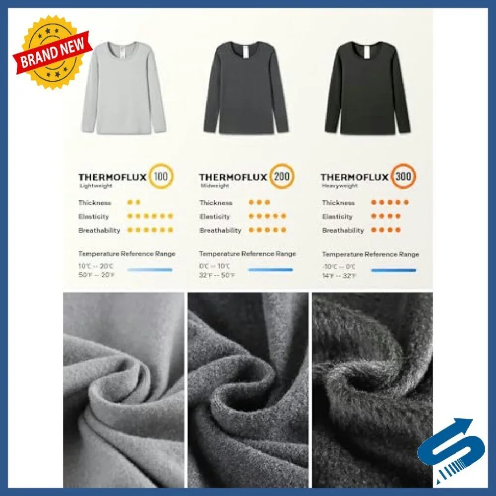 Women's Thermal Fleece Base Layer Top Lightweight Midweight Heavyweight - Picture 6 of 7